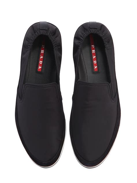 prada trainers sneakers|Prada men's slip on sneakers.